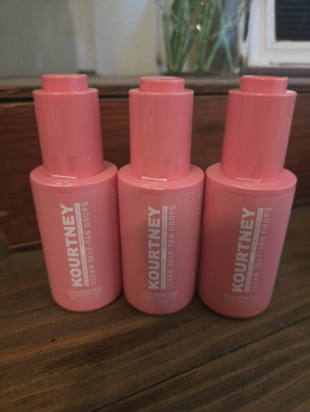 Set Of 3 Kourtney Clear Self-Tan Drops